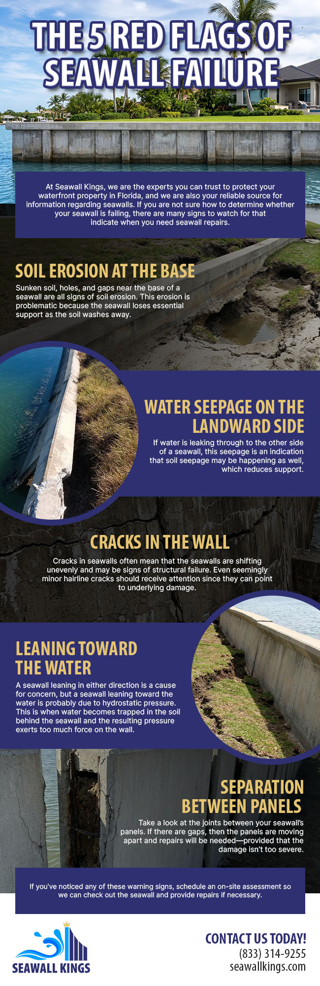 The 5 Red Flags of Seawall Failure